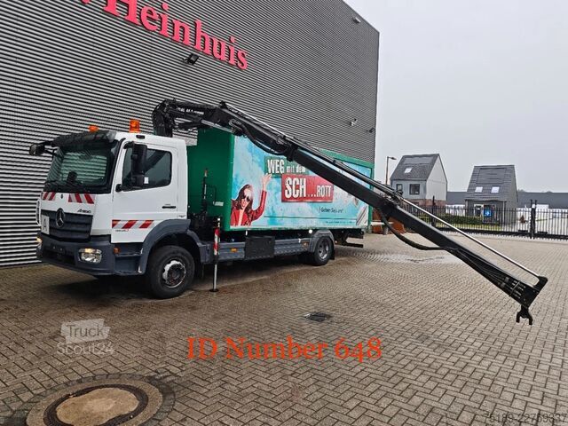Krano sunkvežimis Mercedes-Benz Atego 1630 4x2 Atlas 65.2-A2L Tailgate!