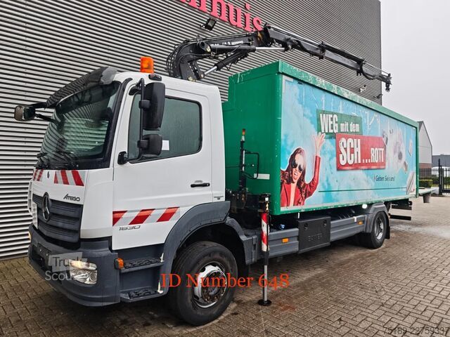 Krano sunkvežimis Mercedes-Benz Atego 1630 4x2 Atlas 65.2-A2L Tailgate!