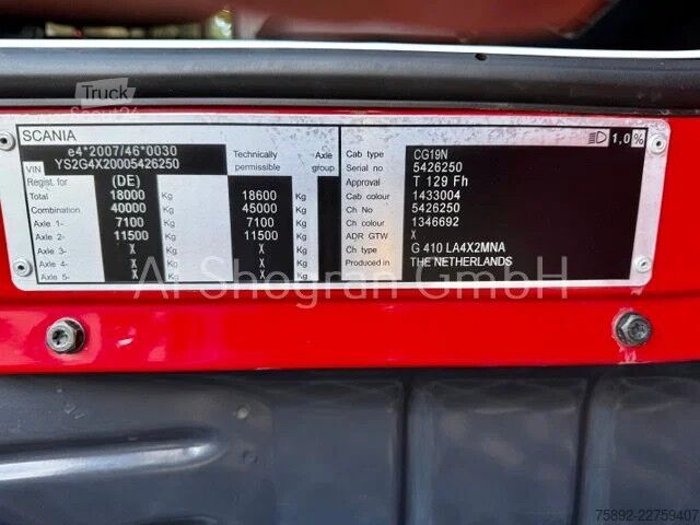  Scania G410 Kipphydraulik/