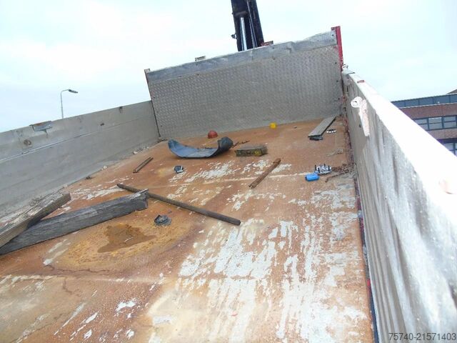 Tipper with crane DAF CF 75.240 ATI + EURO 2 + HIAB 090 + 3SIDE TIPPER