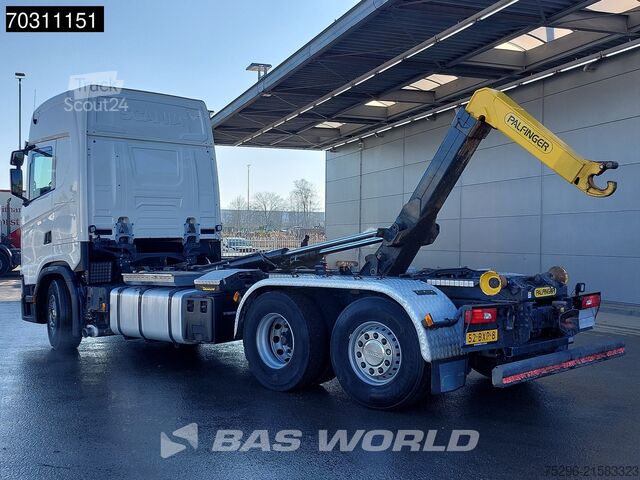 Sistema de brazo de gancho Scania S500 6X2 Palfinger PHT20 SLD5 containersystem L...