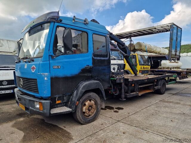 Remorque à plate-forme MERCEDES-BENZ 814