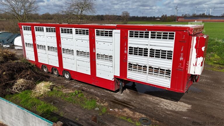 állatszállító félpótkocsi Finkl SAV35 3-Stock