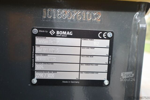 Trilwals Bomag BW 120 ADe-5 | FULL ELECTRIC | CC2 | DEMO | LOW...
