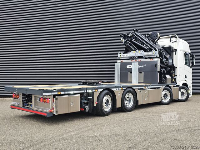 Standard-SZM Scania R590 V8 / 8x2 / HMF 9520 + JIB + LIER / TREKKER...