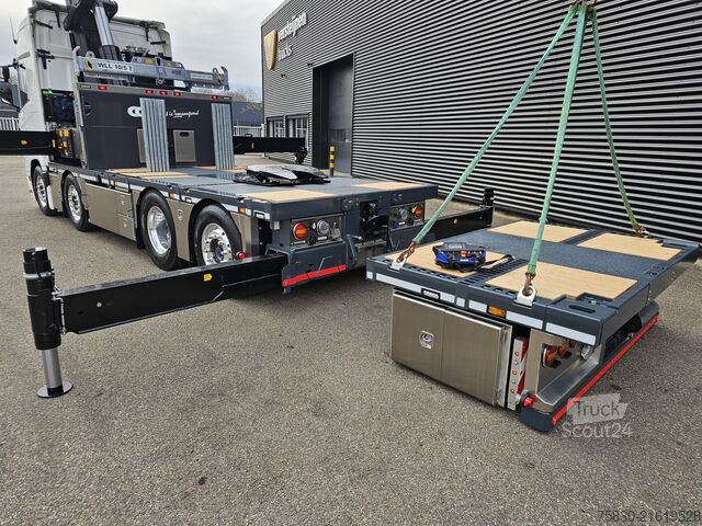 Standard-SZM Scania R590 V8 / 8x2 / HMF 9520 + JIB + LIER / TREKKER...