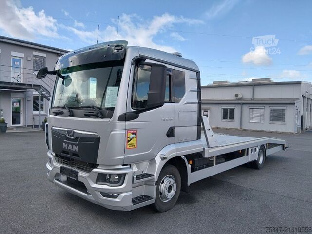 Car carrier truck MAN TGL 12.220 BL MAPOL Festplateu 5000kg