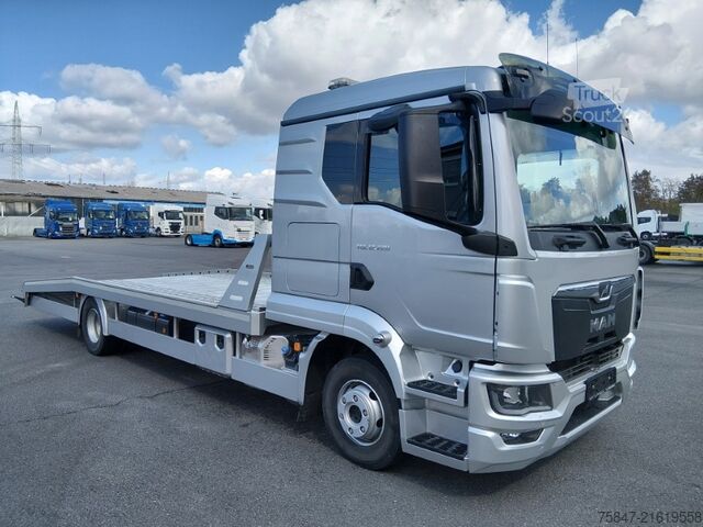 Car carrier truck MAN TGL 12.220 BL MAPOL Festplateu 5000kg