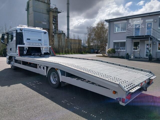 Car carrier truck MAN TGL 12.220 BL MAPOL Festplateu 5000kg