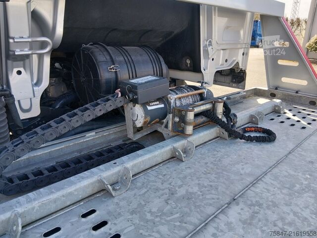 Car carrier truck MAN TGL 12.220 BL MAPOL Festplateu 5000kg