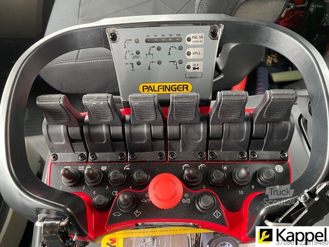 камион с кука за контейнери MAN TGS 33.520 6X4 BL / PALFINGER PK18002EHC