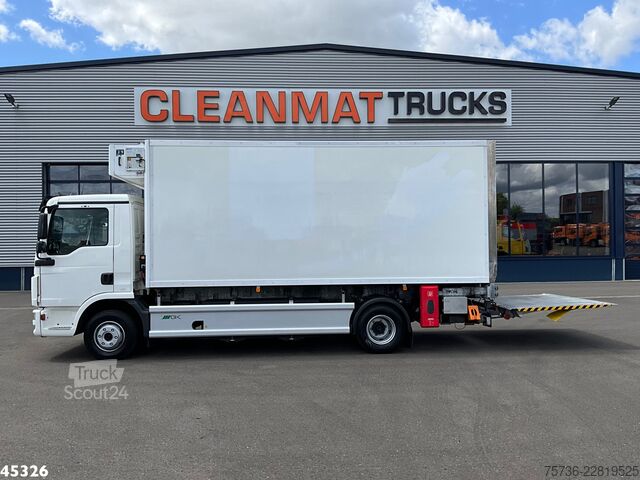 Transport refrigerat/congelat Emoss MAN TGL 12.180 Koel-vries opbouw 100% Elektrisc...