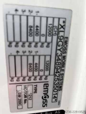 Transport refrigerat/congelat Emoss MAN TGL 12.180 Koel-vries opbouw 100% Elektrisc...