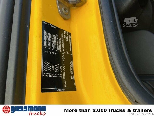 Шасі вантажівки Mercedes-Benz Arocs 2045 AK 4x4, GROUNDER