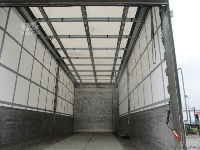 Samochód ciężarowy z plandeką typu platforma MAN TGM 18.320, LBW, Luft-Luft, TÜV 04/2026