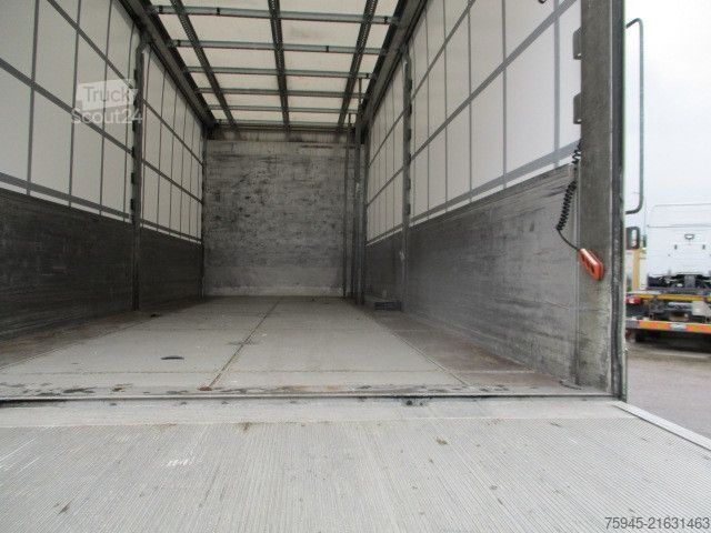 Samochód ciężarowy z plandeką typu platforma MAN TGM 18.320, LBW, Luft-Luft, TÜV 04/2026