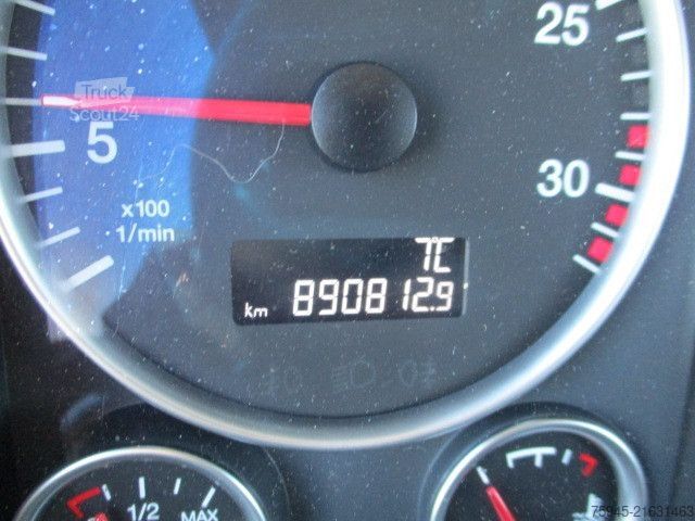 Samochód ciężarowy z plandeką typu platforma MAN TGM 18.320, LBW, Luft-Luft, TÜV 04/2026