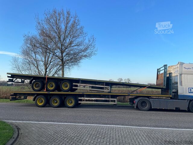 مقطورة منصة Haan OPL45 Heavy Duty / Rungen-Potholes /BPW / 2x Li...