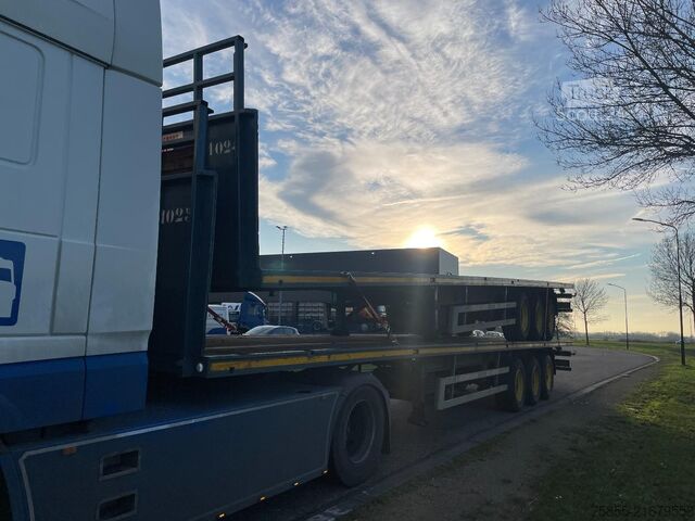 مقطورة منصة Haan OPL45 Heavy Duty / Rungen-Potholes /BPW / 2x Li...