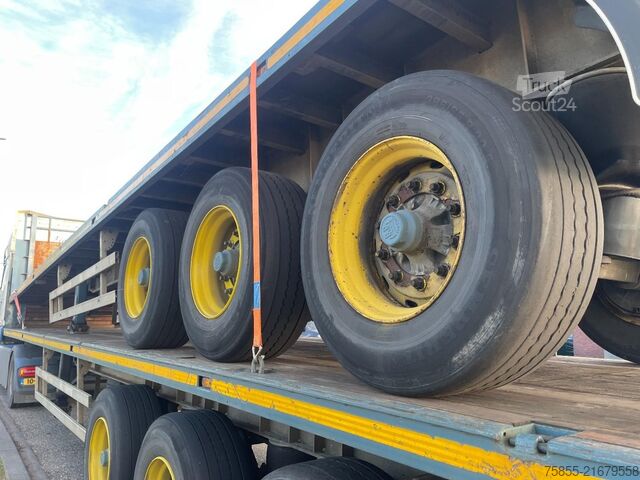 مقطورة منصة Haan OPL45 Heavy Duty / Rungen-Potholes /BPW / 2x Li...