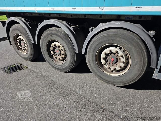 Billenős félpótkocsi REISCH 49 cbm Getreidekipper GNP, Lift, SAF Scheibe