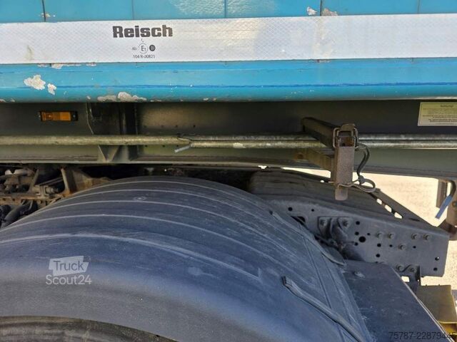 Billenős félpótkocsi REISCH 49 cbm Getreidekipper GNP, Lift, SAF Scheibe