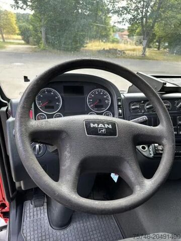 Tarpaulin MAN TGL 8.180 FBL Plane langes Haus Topsleeper Klima