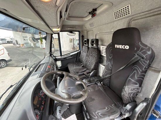 Platós teherautó ponyvával IVECO EUROCARGO 120E22 PLANE, SCHALTER LBW