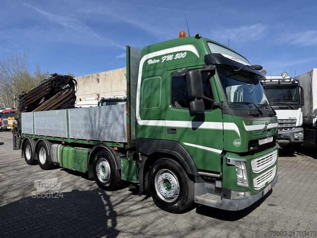 Autokran Volvo FM500 8X4 Kran Hiab 408 Jib bis 30 Meter