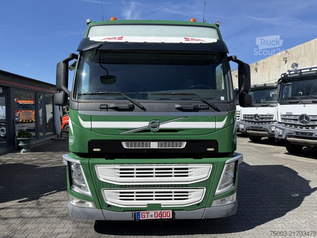 Platforminis sunkvežimis Volvo FM500 8X4 Kran Hiab 408 Jib bis 30 Meter