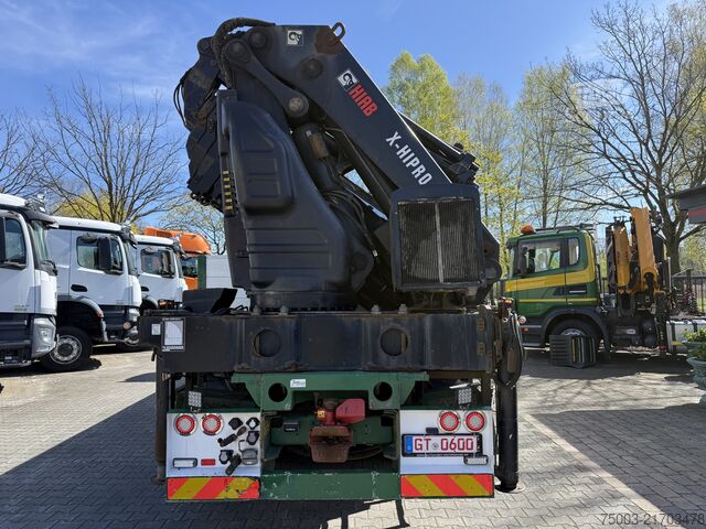 Platforminis sunkvežimis Volvo FM500 8X4 Kran Hiab 408 Jib bis 30 Meter