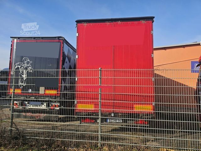 Tentinė platforma sunkvežimis SCANIA G410 Volumen, Edscha, Hubdach+Tandemhänger