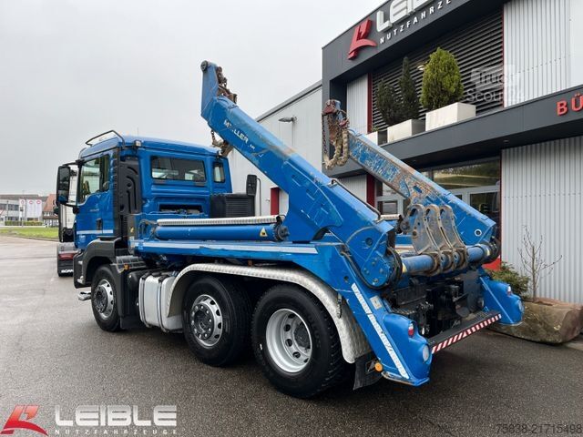 Camion benne MAN TGS 26.420 6x2/4BL*Meiller AK16Teleskop*143 TKM*