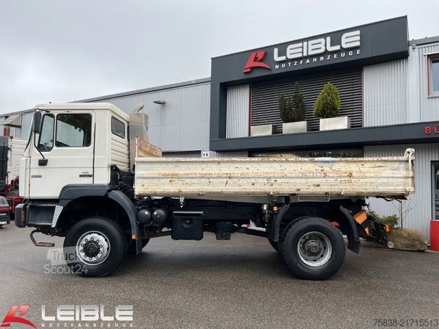 Camion-benne tricar MAN F2000*19-314 FAK*4x4*Meiller*AP-Achsen*176tkm*