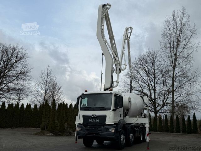 Kamion sa pumpom za beton MAN TGS 41.470 8x4 EURO6 PUMI CIFA MAGNUM MK28L