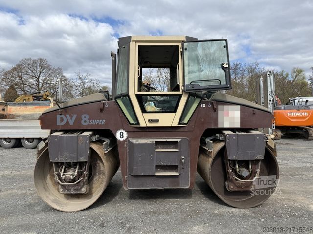 Valjak sa jednim bubnjem HAMM DV 08 Super Walze 12 Ton *Vibrator *Streuer
