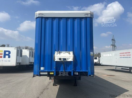 Atvērta puspiekabe ar tentu KRONE SD PROFI LINER, LIFTACHSE, BPW-ACHSE, PALETTENKASTEN, EDSCHA-VERDECK