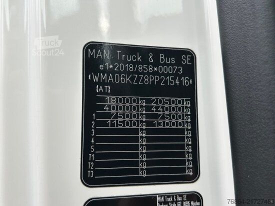 Standardní tahač MAN TGX 18.510 BLS, XXL, STANDKLIMA,  EURO 6, INTARDER