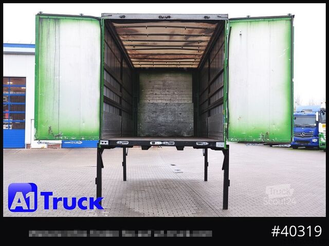 Wissellaadbak met open laadbak en zeil KOEGEL 7.45  BDF Wechselbrücke, neue Plane, Bordwand