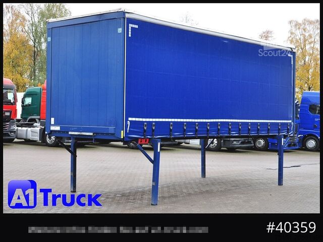 Змінний кузов із платформою та тентом KRONE Wechselbrücke 7,45, Code XL, Bordwand, neue Plane