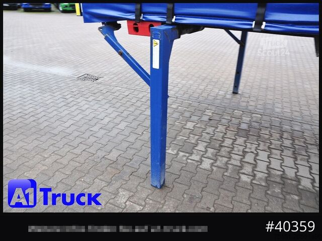 Змінний кузов із платформою та тентом KRONE Wechselbrücke 7,45, Code XL, Bordwand, neue Plane