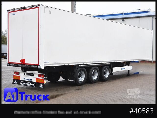 Semirremolque caja KRONE SDK 27, Koffer, 1 Vorbesitzer, Plywood,