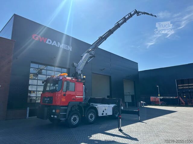 Ciężarówka z dźwigiem MAN 29.464 6x6 Tractor unit Palfinger PK 44002+Fly ...