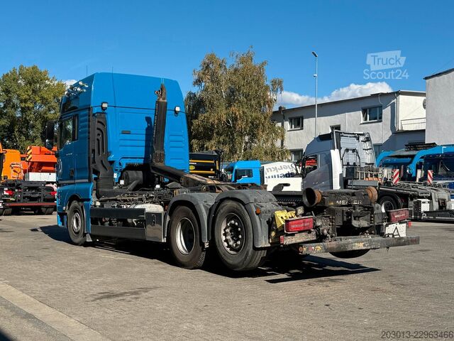 Haakarm vrachtwagen MAN TGX 26.460 6x2-4 BL Abrollkipper Meiller RS21