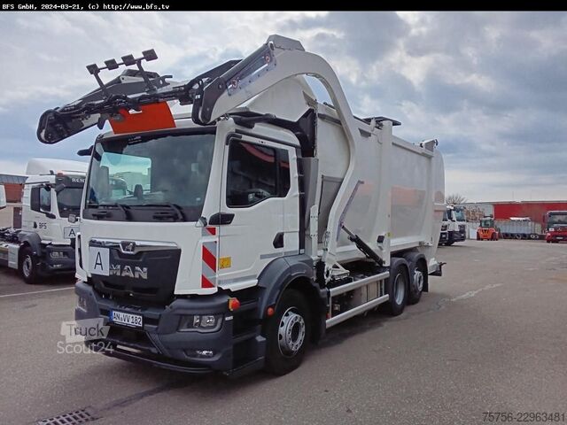 Vuilniswagen MAN TGS (TG3) 26.330 6x2-4 BL CH HS FL Millennium 37