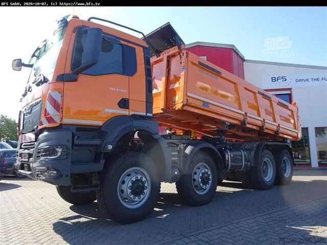 Wywrotka MAN TGS 41.520 8x8 BB CH 8x8, Meiller Trigenius, Bor