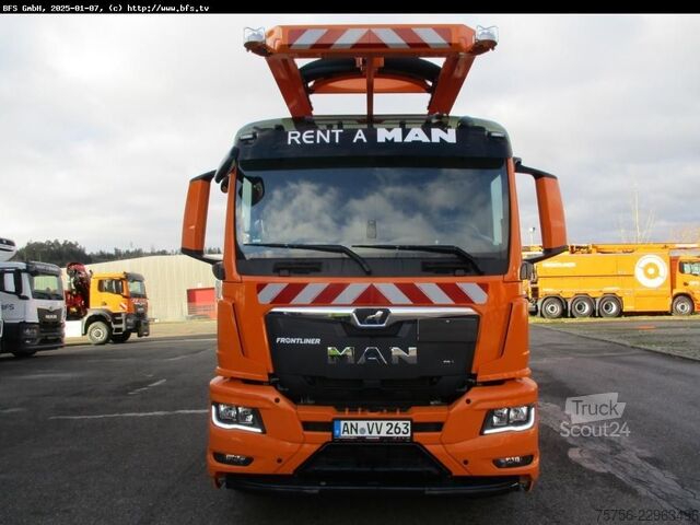 Vakuuminė cisterna sunkvežimis MAN TGS (TG3) 35.520 8x4-4 BL CH  MÜLLER Canalmaster