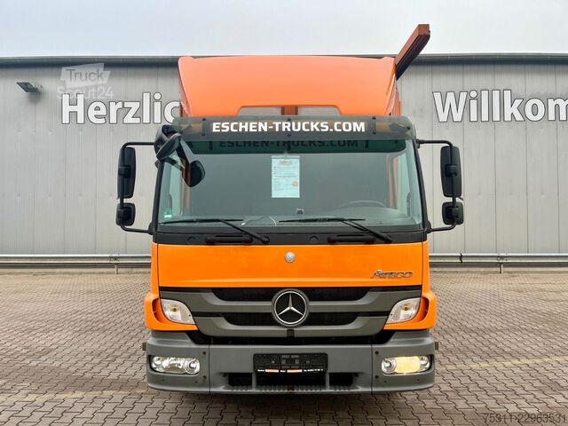 Plattewagen met zeil MERCEDES-BENZ Atego 1226 | Schiebegardine beids.*AC*1.Hand!