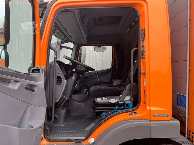 Plattewagen met zeil MERCEDES-BENZ Atego 1226 | Schiebegardine beids.*AC*1.Hand!