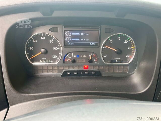 Plattewagen met zeil MERCEDES-BENZ Atego 1226 | Schiebegardine beids.*AC*1.Hand!